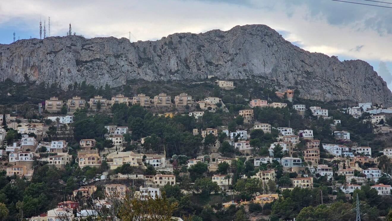 Zona de Maryvilla en Calp