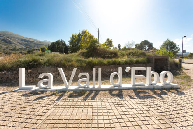 Imagen: Cartel Vall d'Ebo entrada a la localidad