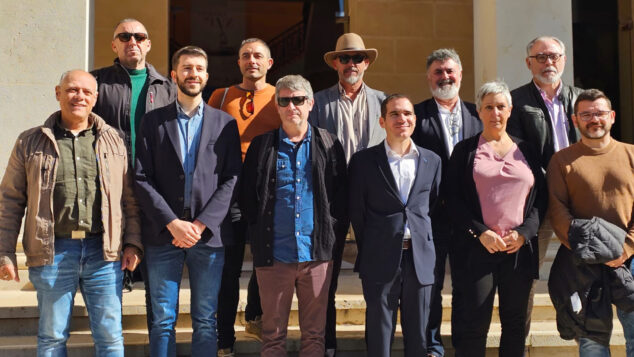 Imagen: Algunos representantes de Compromís en la Marina Alta en el Foro de Alcaldes