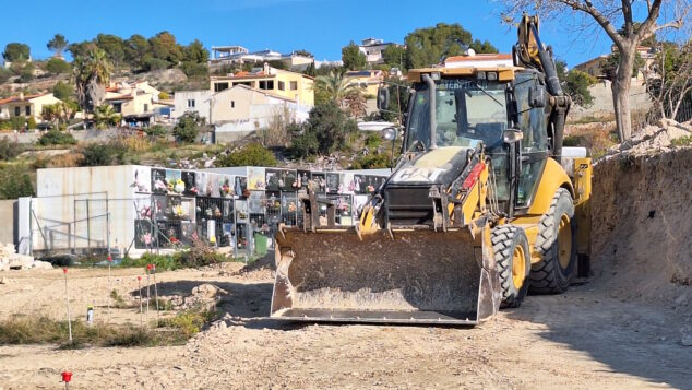 Imagen: Ampliación del cementerio municipal de Calp