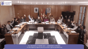Aprobación presupuestos 2025 en Ondara