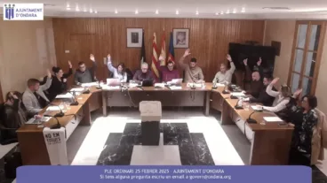 Aprobación presupuestos 2025 en Ondara