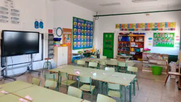 Aula de Primaria en la Marina Alta (archivo)