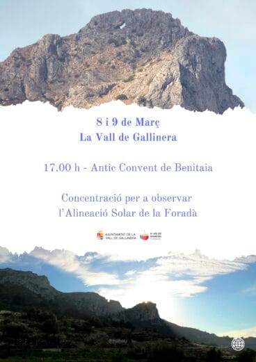 Cartel de la Alineació Solar de la Foradà 2025