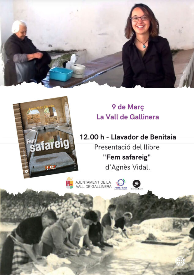 Imagen: Cartel de la presentación del libro 'Fem Safareig'