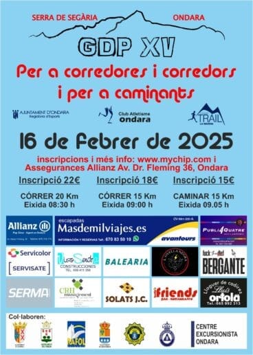 Cartel carrera Gegant de Pedra 2025