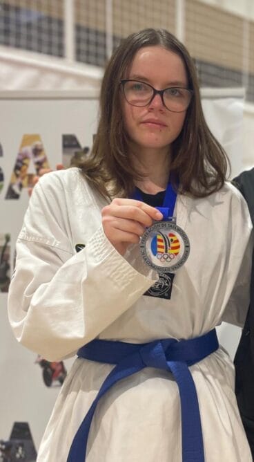 Cristina obtiene medalla de plata