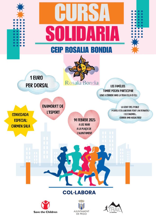 Imagen: Cursa solidaria CEIP Rosalia Bondia de Pego