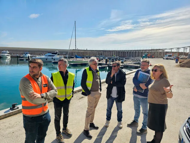 Imatge: L'Ajuntament de Calp visita els avenços a Puerto Blanco