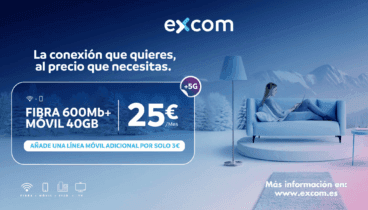 ¡Fibra y móvil al mejor precio 600Mb + 40GB por solo 25€!