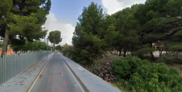futura calle manuela solis claras junto al barranco del pou roig