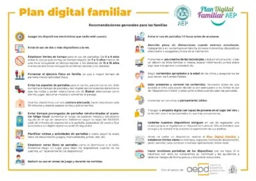 Infografia del plan digital familiar