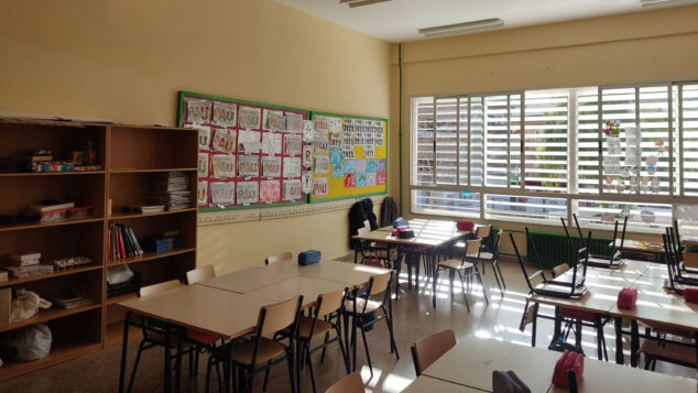 Imagen: Interior de una clase de primaria (archivo)