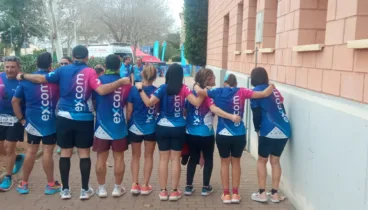 Kilómetros de esfuerzo y conexión con la fibra de Excom
