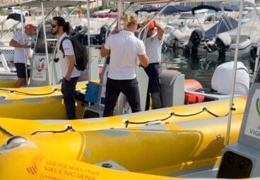 La embarcación de la Generalitat Valenciana