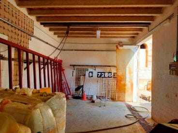 Obras de mejora en la plaza de toros de Ondara