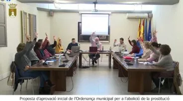 pedreguer aprueba por unanimidad la primera ordenanza para la abolicion de la prostitucion