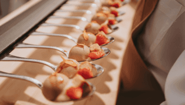 Postres especiales en Salones Carrasco