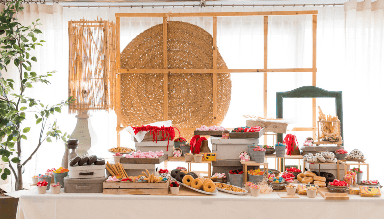 Variedad de dulces al alcance de tus invitados