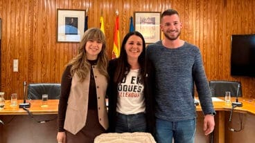 Àngels Grimalt, Verónica Crespo y Lluís Fornés, de Compromís Ondara