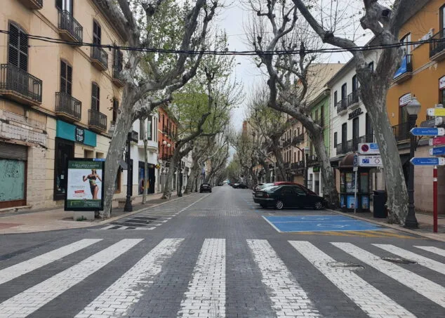 Las voces de la pandemia en la Marina Alta cinco años después: recuerdos, cambios y las huellas que dejó la COVID-19 16 Imagen: Calle Marqués de Campo Dénia