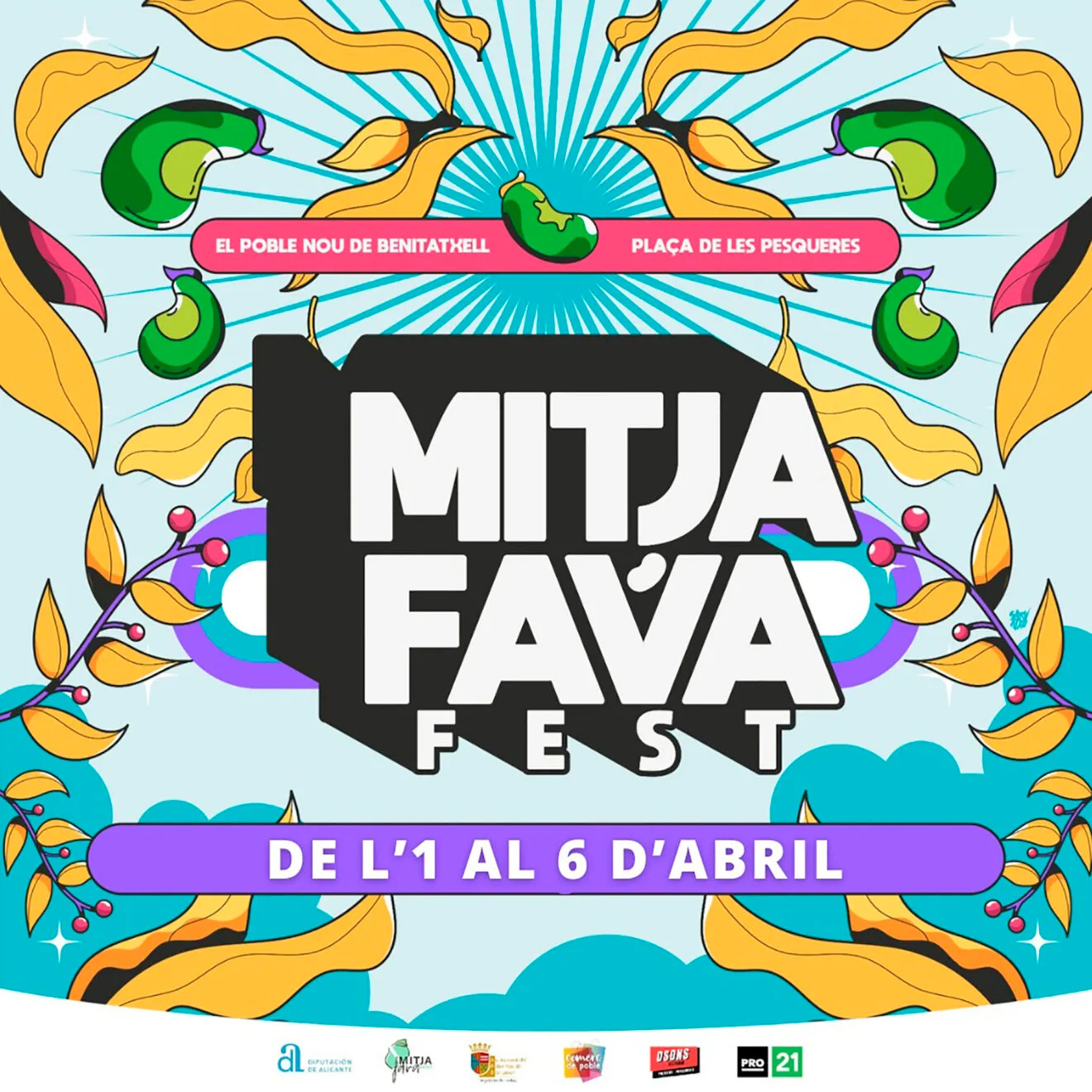 Cartel del Mitjafava Fest 2025 Benitatxell