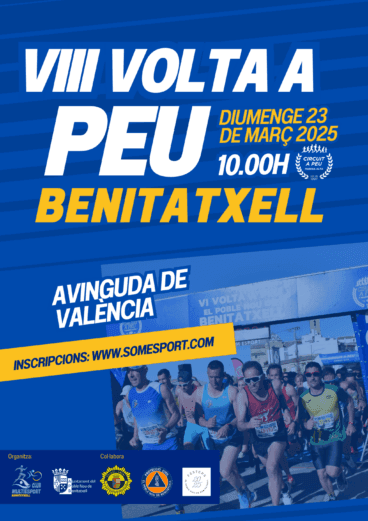 Cartel Volta a Peu en Benitatxell