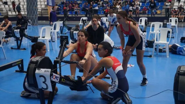 Imagen: Deportistas en el Autonómico de Remoergómetro 2025