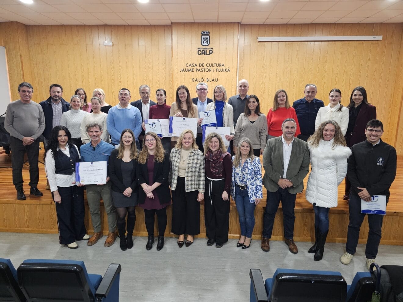 Entrega certificados SICTED 2025