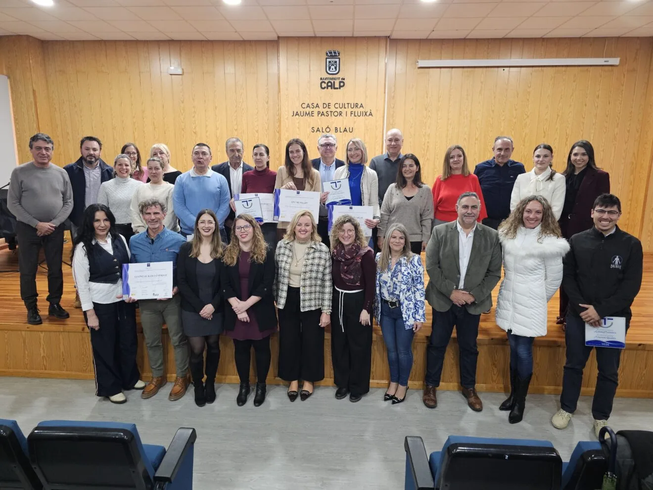 Entrega certificados SICTED 2025
