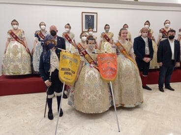 Entrega premios fallas Dénia 2022 – Falleros con mascarilla