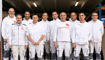 Equipo de profesionales en acción