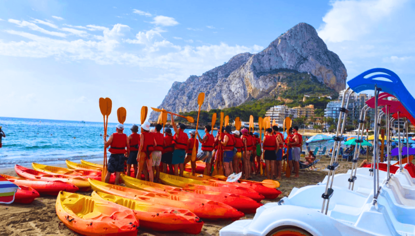 Kayak en Calpe