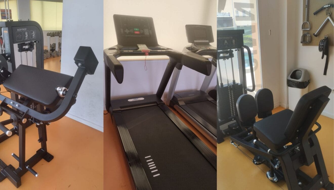 Máquinas nuevas en el gimnasio municipal de Pedreguer