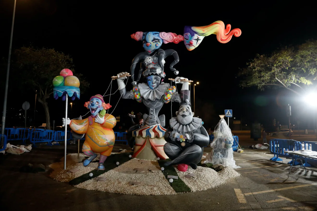Monumento grande de la Falla Camp Roig de Dénia en 2025