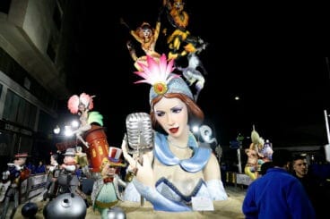 Monumento grande de la Falla Port-Rotes de Dénia en 2025