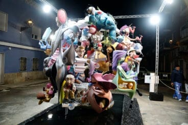 Monumento infantil de la Falla Baix la Mar de Dénia en 2025