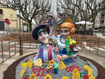 Monumento infantil de la Falla La Font de Pego en 2025