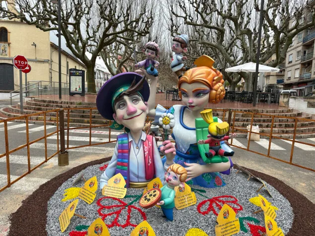 Imagen: Monumento infantil de la Falla La Font de Pego en 2025