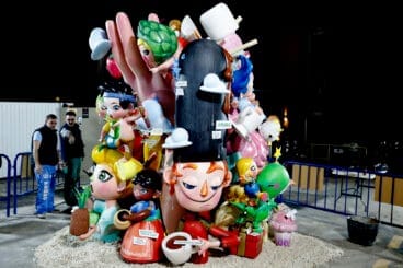 Monumento infantil de la Falla Les Roques de Dénia en 2025