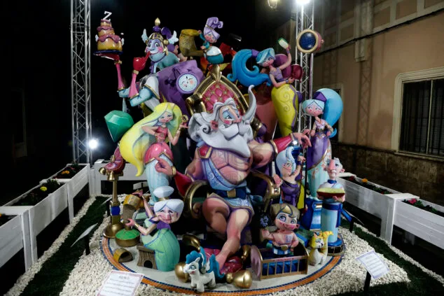 Imagen: Monumento infantil de la Falla Oeste de Dénia en 2025