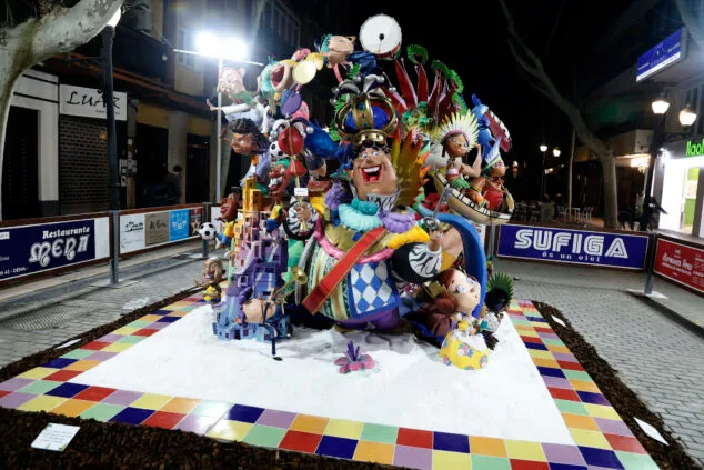 Imagen: Monumento infantil de la Falla Port-Rotes de Dénia en 2025