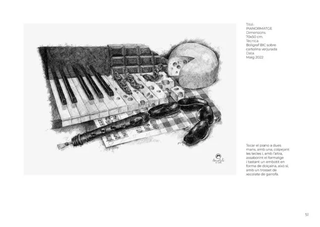 Imagen: Obra 'Pianormatge' de Toni Ortolà