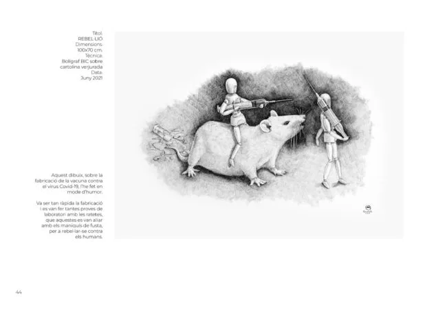 Imagen: Obra 'Rebel·lió' de Toni Ortolà