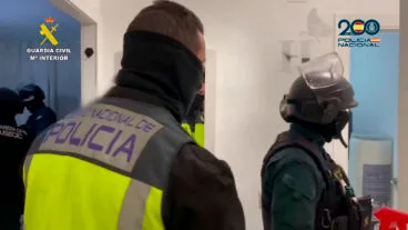 Operación conjunta de la Policía Nacional y la Guardia Civil