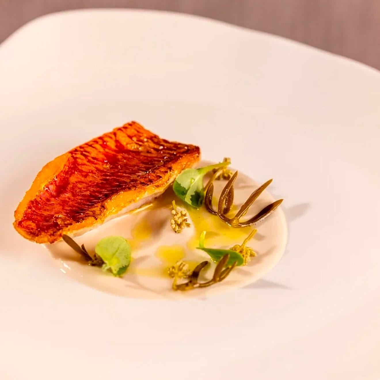 Plato del restaurante Ausiàs, en Pedreguer