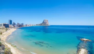 Playa en Calp