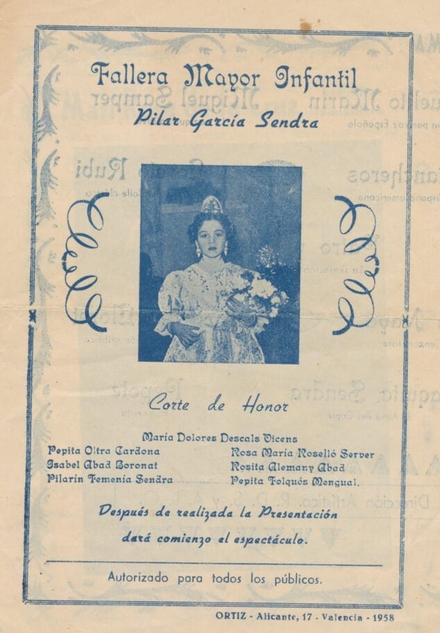 presentacion de la fmi falla la font 1958 arxiu municipal pego