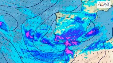 pronostico de precipitacion de la aemet para el jueves 13 de marzo 2025 a las 16 00 horas