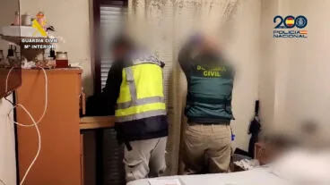 Registro en un domicilio de Dénia